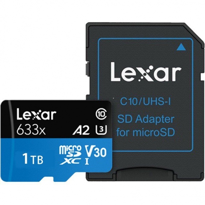Lexar High Performance 633x microSDXC UHS-I Card with Adapter 1TB